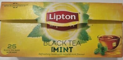 black tea mint