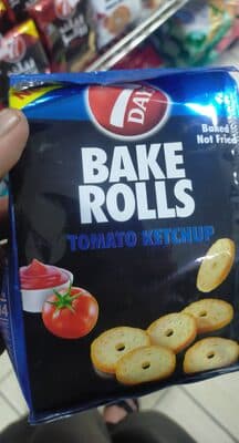 Bake rolls tomato ketchup