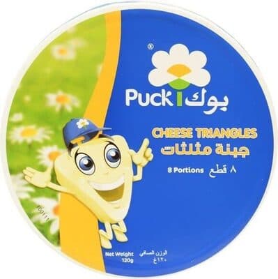Puck Cheese Spread Triangles
