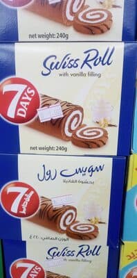 7 days swiss roll vanilla blue