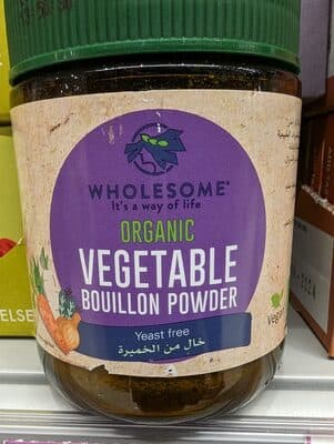 Yeast-Free Organic Vegetable Bouillon Powder