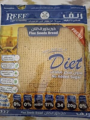 Flax seeds bread