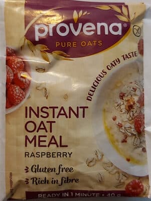 Pure Oats Instant Oat Meal Raspberry Gluten Free