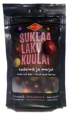Suklaalakukuulat fruit and berries