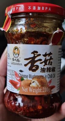 Chinese mushrooms in chili oil