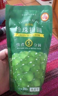 Tapioca Pearl, Green Tea