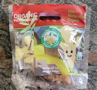 Organic Peru Ginger