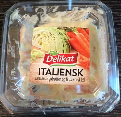 Italiensk Knasende gulrtter og frisk norsk kl