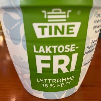 Laktosefri Lettrømme