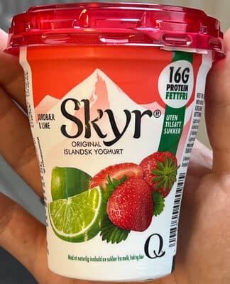 Skyr Jordbr & Lime