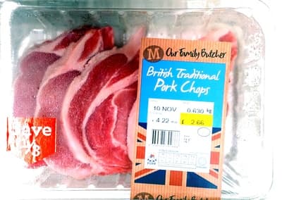 British Traditional Pork Chops