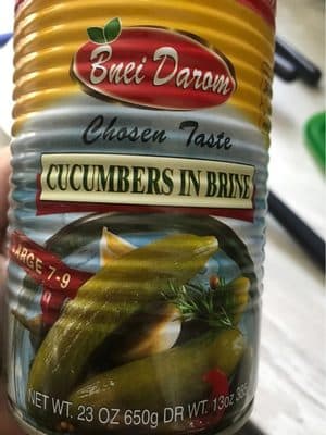 Cucumbers In Brine