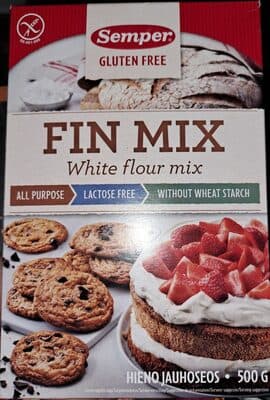 semper fin mix White flour mix gluten free lactose free