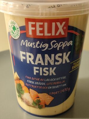 Mustig soppa fransk fisk