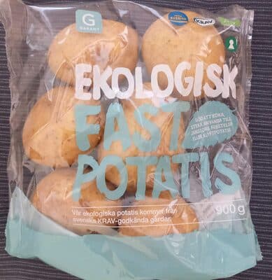 Ekologisk fast potatis