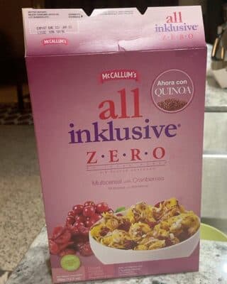 Multicereal with cranberries