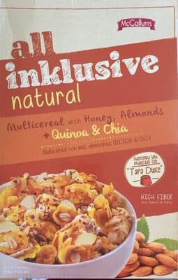 Multicereal With Honey, Almonds, Quinoa & Chia