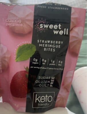 Strawberry Meringue Bites