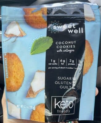 Coconut cookies with collagen