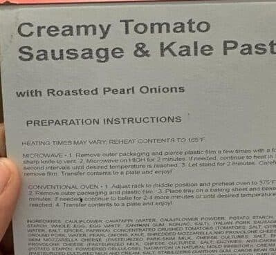 Creamy Tomate Sausage & Kale Pasta
