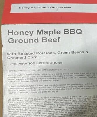 Honey Maple BBQ ground beef