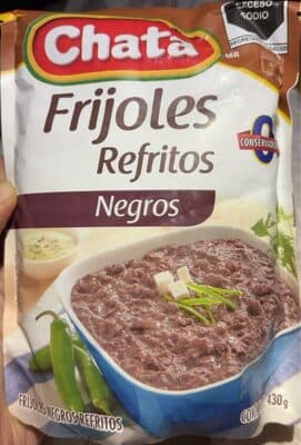Frijoles refritos negros