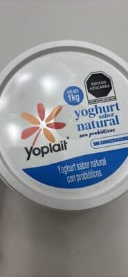 Yoghurt Natural con endulzantes con probioticos