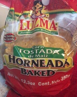 Corn tostada de Maiz