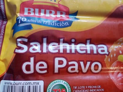 Salchicha De Pavo