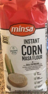 Instant corn masa flour