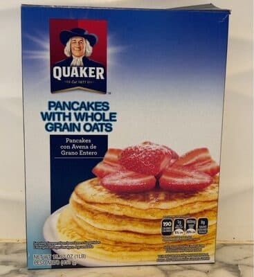 Pancakes with whole grains oats