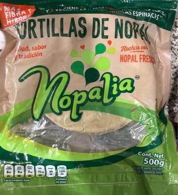 Fresh Organic Cactus And Corn Tortilla