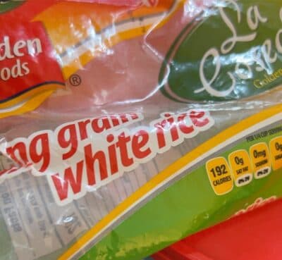 Long grain white rice