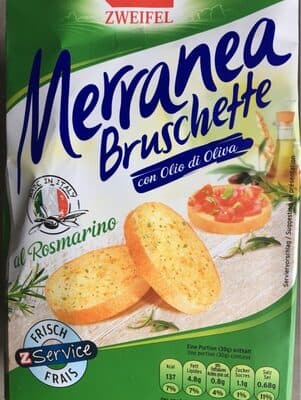 Baked Bruschette Rosemary