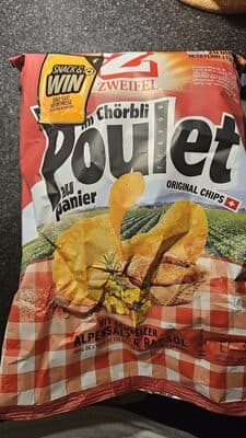 Original Chips Poulet im Chrbli