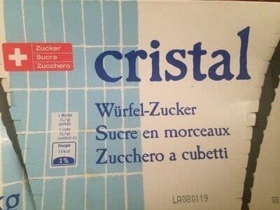 Cristal - sucre en morceaux