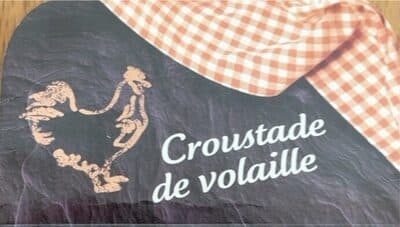 Croustade de volaille