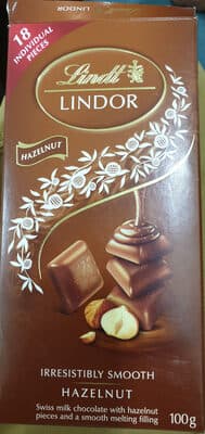 Chocolat Lindor Hazelnut