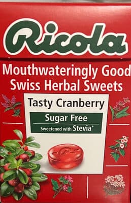 Swiss Herbal Sweets: Tasty Cranberry