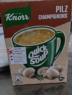 Quick soup, Mushrooms