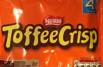 Toffee Crisp Milk Chocolate Bar