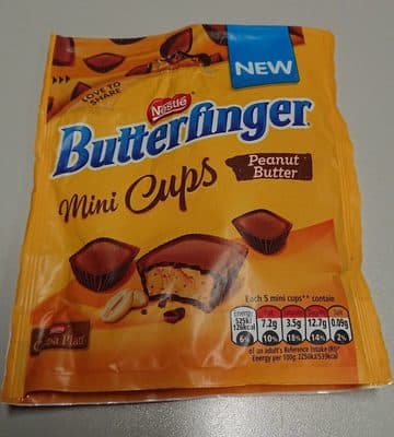 ButterFinger mini cups