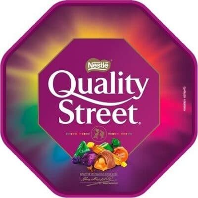 Street Christmas Chocolate, Toffee and Cremes Tub