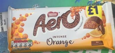 Aero orange chocolate