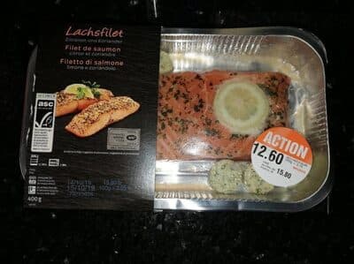 Filet de saumon citron coriandre