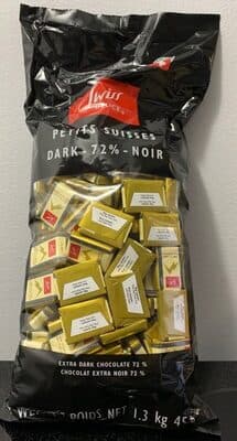 Petits suisses dark 72% - noir