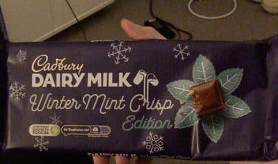 Dairy Milk Winter Mint Crisp