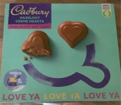 Hazelnut creme hearts