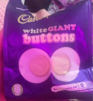cadburys white chocolate buttons
