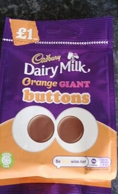Orange Giant Buttons